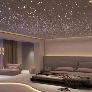 石膏板星空顶 客厅 卧室氛围灯天花板吊顶LED光纤灯