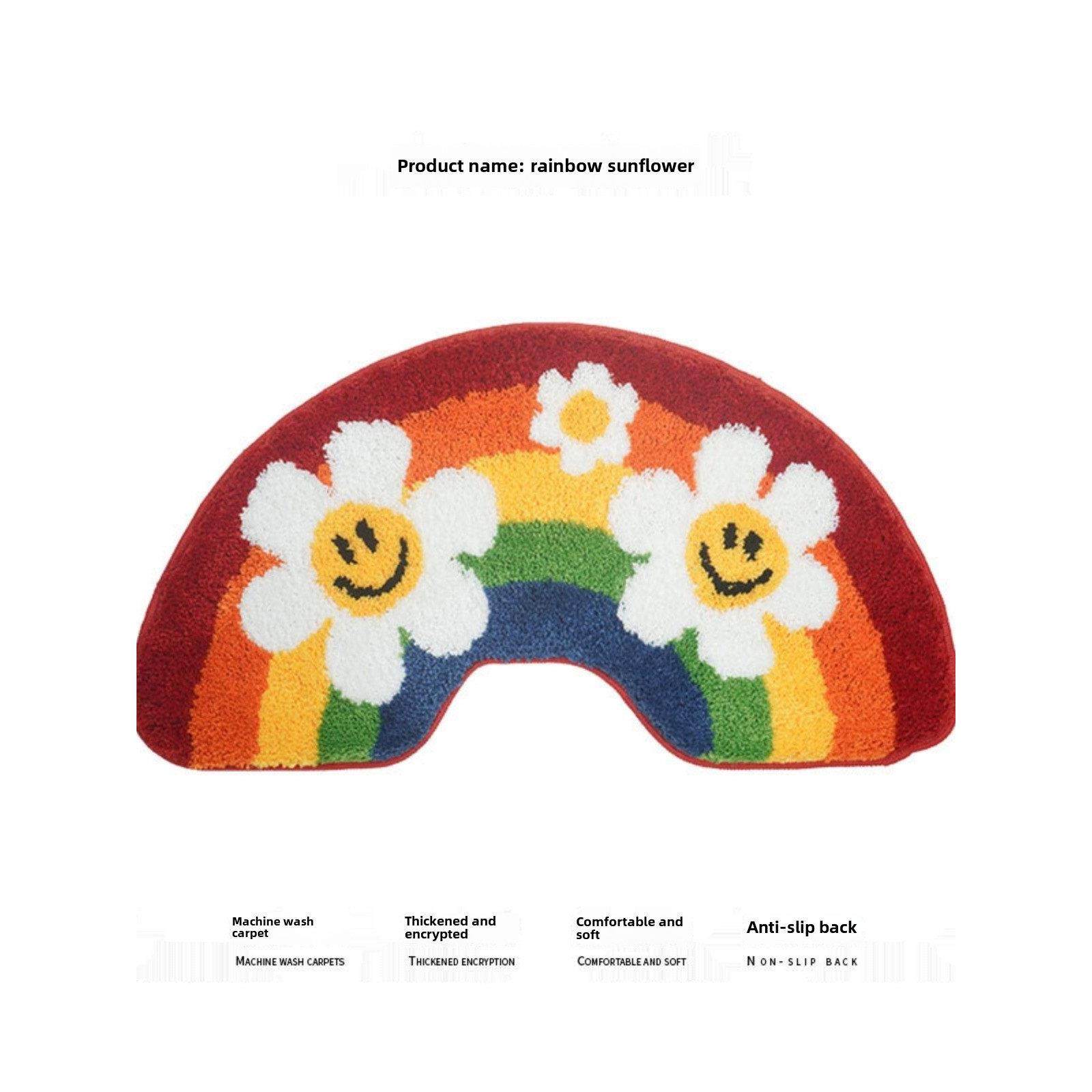 可爱小花苔藓地垫植绒地毯浴室垫卧室地毯欧式客厅地毯床边毯,居家布艺,地毯,淘宝优惠券,粉丝福利购,淘宝优惠卷