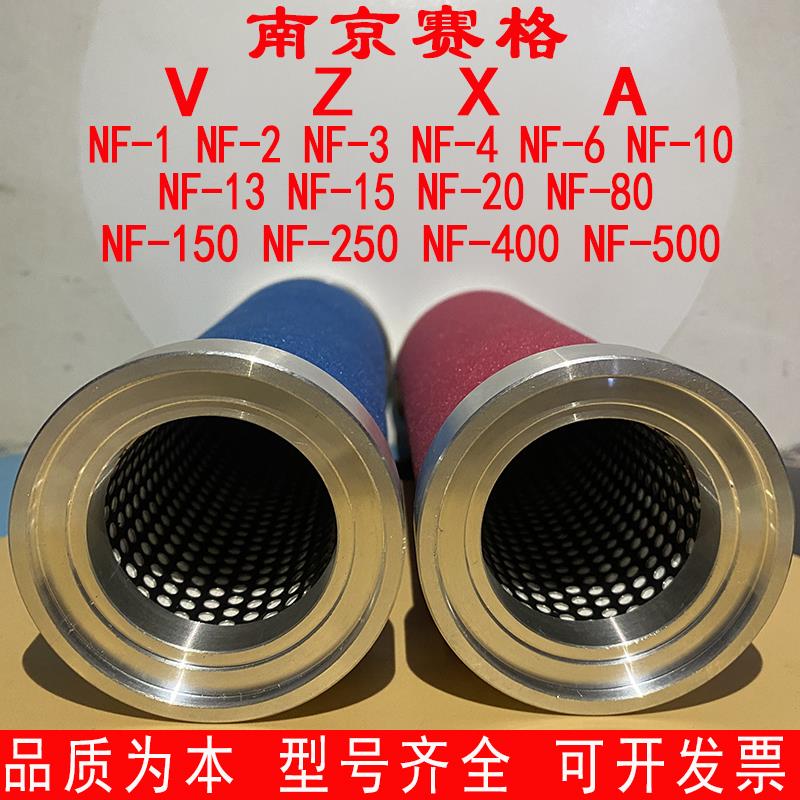 南京赛格厂家直销NF-V Z X A定制铝盖工业除尘管道过滤器精密滤芯