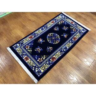 羊毛毯飘窗卧室客厅地毯覆古欧式民族风新款防滑藏毯加厚可定制毯