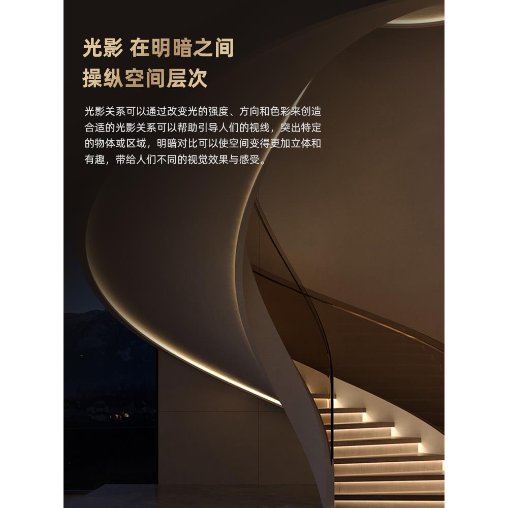 西顿照明室内LED低压灯带贴片线形灯吊顶氛围灯光智能防水灯条COB