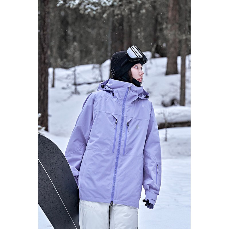 awka单板滑雪服女款男士3L专业防水加厚防寒外套2025新款滑雪上衣