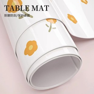 软玻璃桌垫防油防水免洗餐桌桌布轻奢高级感茶几垫桌面垫pvc防烫