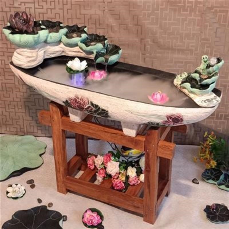 新品庭院水d景假山流水摆件户外阳台小鱼池造景入户花园布置水系