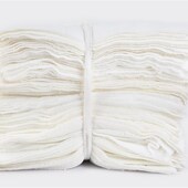 白色擦机布工业抹布不掉毛吸油吸水