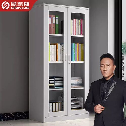 欧奈斯钢制文件柜铁皮柜办公档案柜资料柜财务凭证带锁储物更衣柜