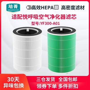 适配悦呼吸uefeh宠物空气净化器F网除M抗菌