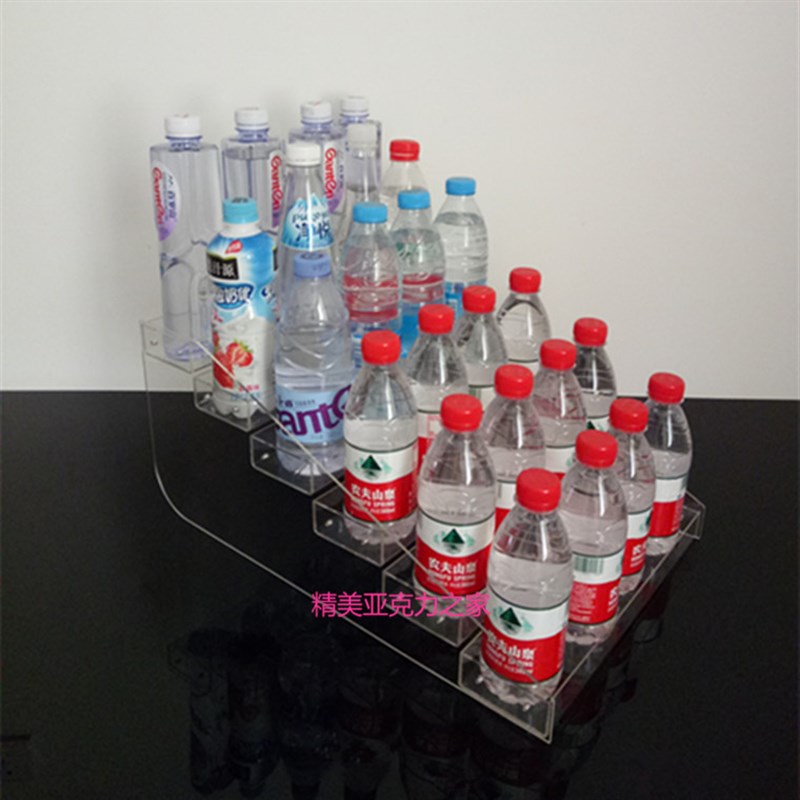 矿泉水展架饮料架牛奶展示架收银台超市透明小货架便利店口香糖架