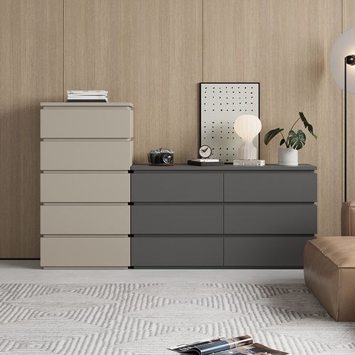 屋术五斗收纳柜卧室靠墙储物柜现代客厅置物大容量斗柜定制