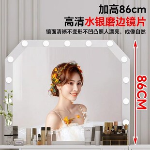 影楼梳妆台新款化妆台带灯美容院婚纱店专用学校培训化妆桌包安装