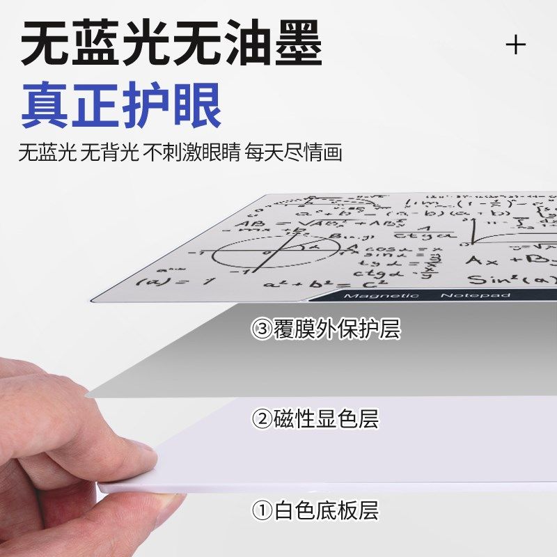 局部擦除磁性白板写字板墨水屏可擦写画板儿童家用成人磁力手写板,玩具/童车/益智/积木/模型,画板,淘宝优惠券,粉丝福利购,淘宝优惠卷