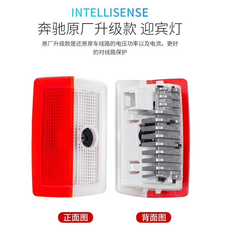 适用迎宾灯款GLB220改装A200L/GLA车门EQB开门投影灯EQA