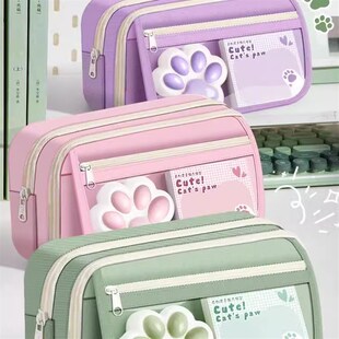 2025新款笔袋大容量多层高颜值儿童小学生女孩版多功能文具铅笔盒