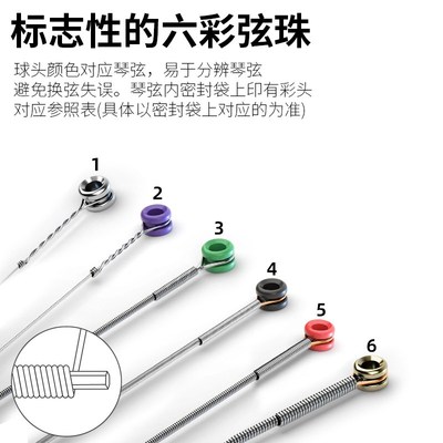 美产达达里奥电吉他弦琴弦一弦一套六根套装EXL120弦线全套EXL110