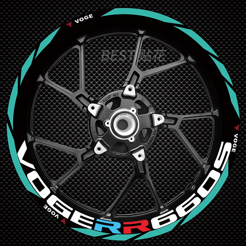 适用无极RR660S RR525 250RR 300RR轮毂贴纸反光轮毂改装防水贴纸