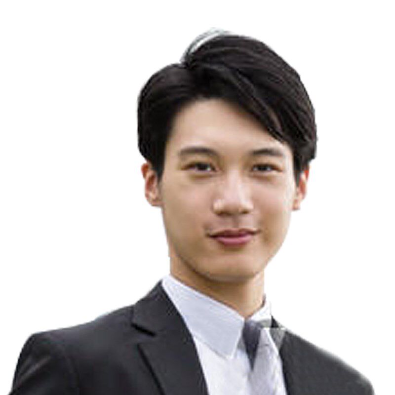 男士假发短发帅气韩版头顶补发片偏分秃顶前额中老年男式真发补发