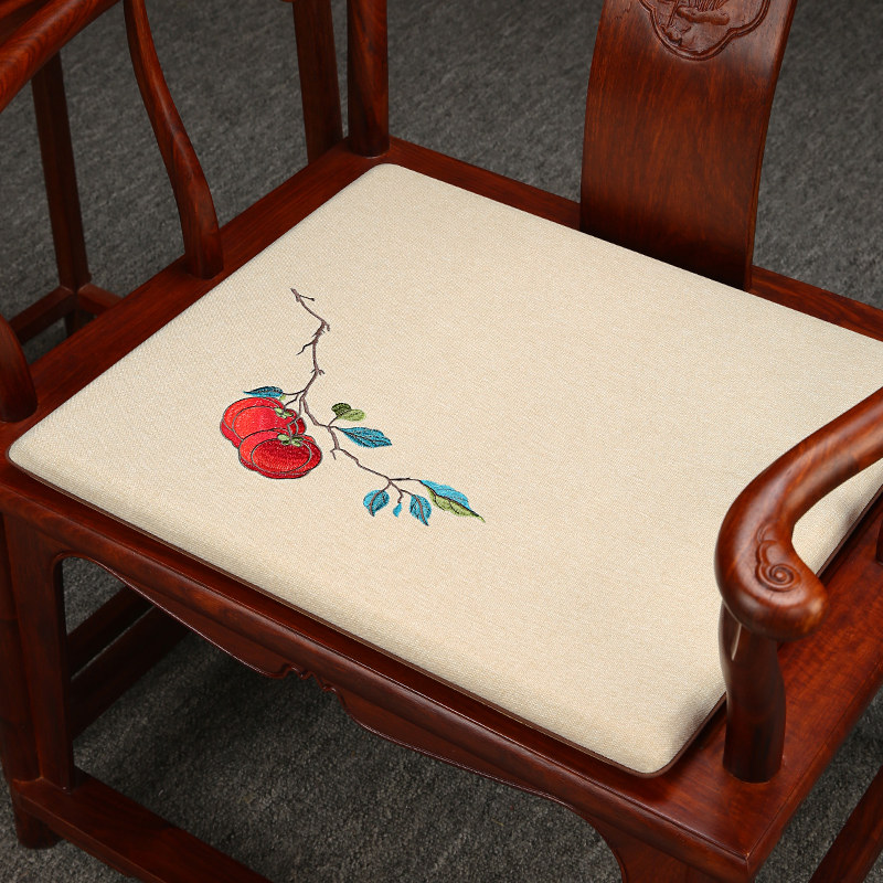 中式椅垫红木沙发坐垫古典实木家具椅子垫子圈椅茶椅餐椅座垫