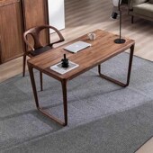 意式 妙梵笃志桌北美实木书桌 书房写字台 极简电脑桌