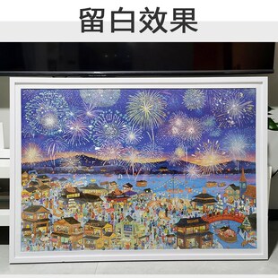 拼图框2000片96*68配套相框实木相框97*69cm70*100猫空拼图裱框