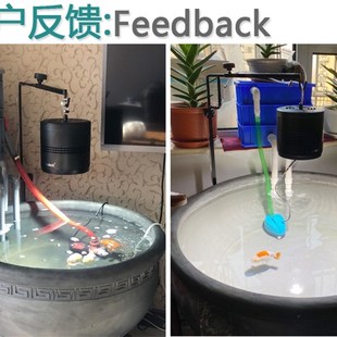 金鱼缸爆藻灯专用落地支架 瓦缸吊灯架 爬虫取暖灯落地型挂灯支架