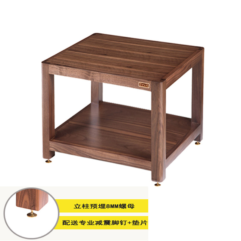 功放柜音响架实木机架音箱架专业音响机柜设备柜了凡机架雅致四层