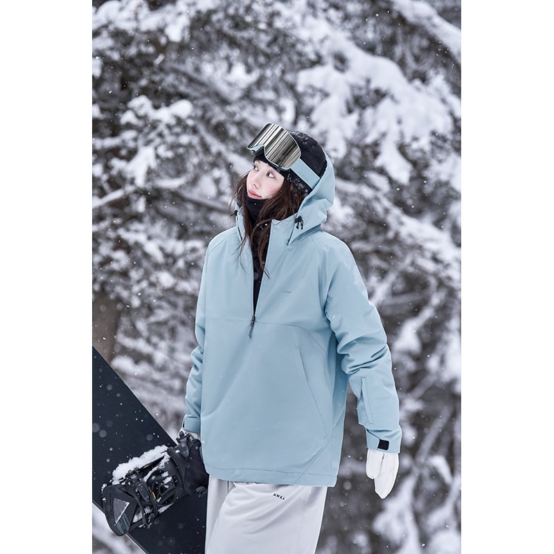 awka滑雪服女款男士2024新款3l专业防水滑雪卫衣单板上衣冬季防寒