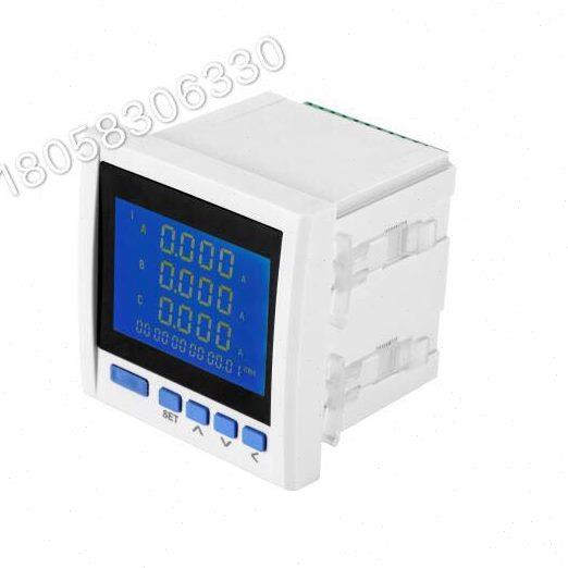 三相多功能数显表YG566E-9S电流电压功率组合工业电力电能仪表485