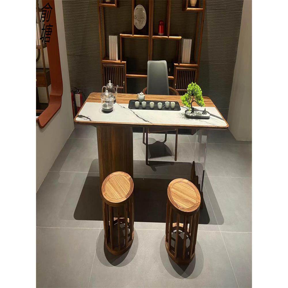 俞塘新中式 北欧乌金木 圆凳现代中式实木茶凳家用小凳子喝茶圆凳,住宅家具,家用茶台/茶桌,淘宝优惠券,粉丝福利购,淘宝优惠卷