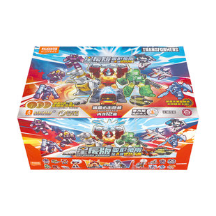 布鲁可变形金刚星辰版第4弹龙怒天启休闲食品批发糖果玩具超市