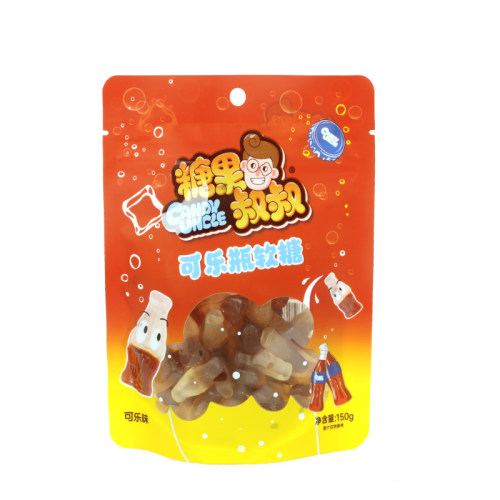 阿麦斯糖果叔叔可乐瓶软糖150g零食大全批发糖果玩具超市