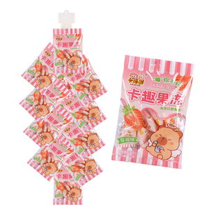 卡得澳卡皮豚崽卡趣果冻65gx10个挂条休闲食品批发糖果玩具超市