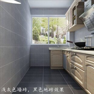 速发微水泥瓷砖600x1200纯黑色灰仿古砖60x120哑光纯白色防滑地砖