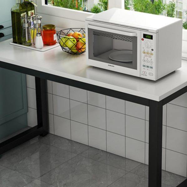 厨房置物架切菜桌长方形靠墙微波炉烤箱收纳单层高承重桌定制尺寸,厨房/烹饪用具,微波炉置物架,淘宝优惠券,粉丝福利购,淘宝优惠卷