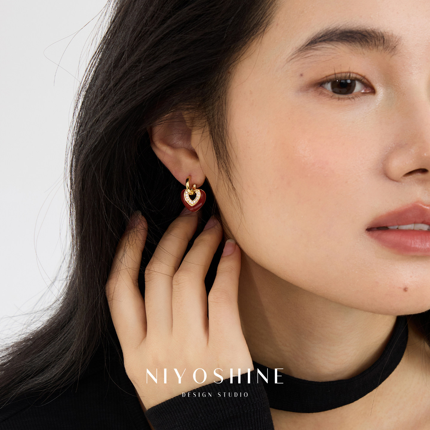 镂空红色爱心吊坠耳钉小众设计高级感复古轻奢气质大气新年耳饰女,饰品/流行首饰/时尚饰品新,耳钉,淘宝优惠券,粉丝福利购,淘宝优惠卷