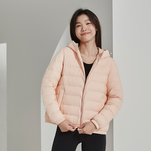 羽绒服 鸭绒可穿三季 暖频道女士时尚 百搭轻薄保暖舒适连帽短款