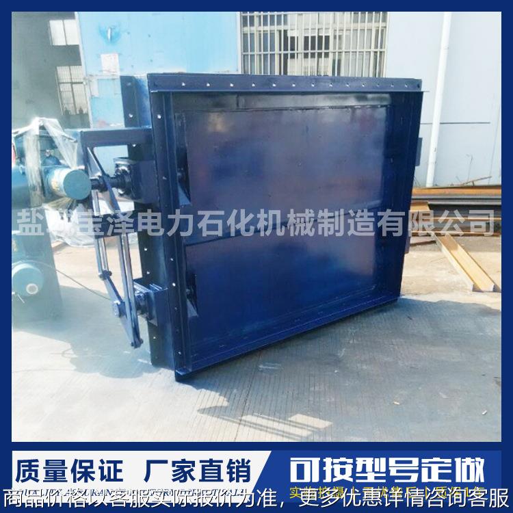 厂家直供 加厚型挡板风门 方型挡板风门 电动挡板门 可来图