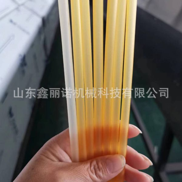竹纤维环保可降解吸管 可使用大米吸管生产线 吸管生产设备机械制