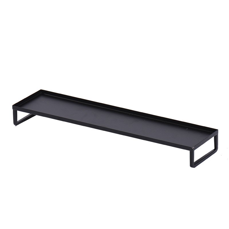 新中式铁艺茶g杯架子茶棚托盘茶道配件收纳桌茶具博古架展示置物