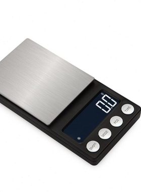 厂家直供黑色珠秤0.01g迷你便携口袋克称电子秤0.1g  186