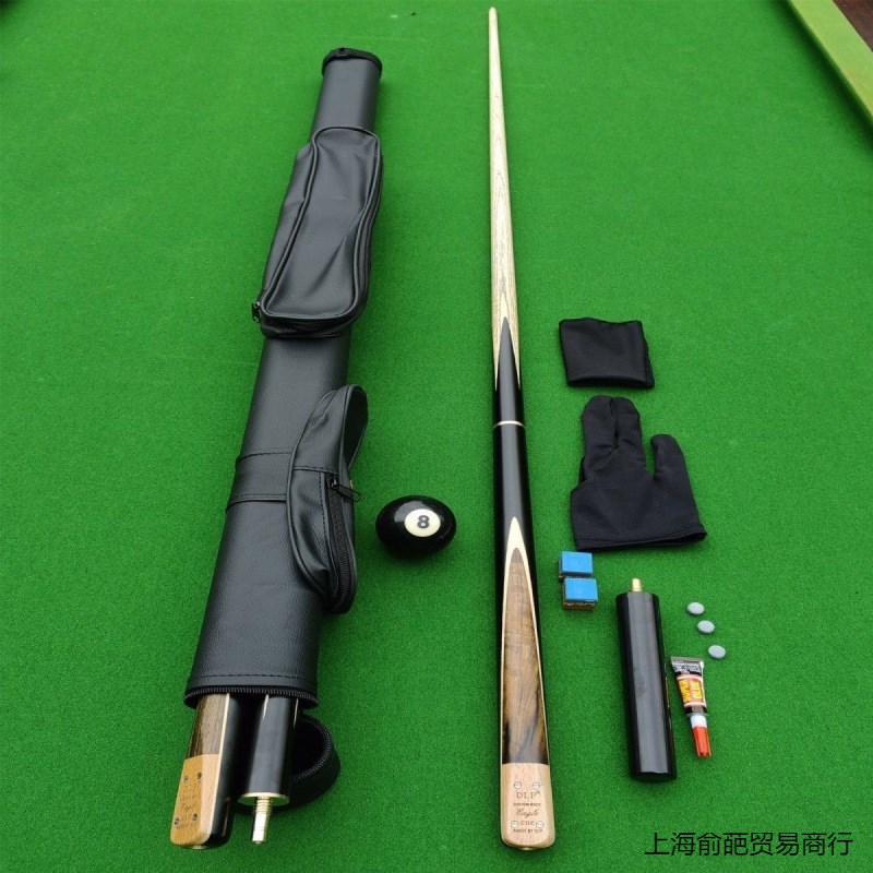 2025一体台球杆桌球杆小x头杆波次四三分体中式黑八斯诺克杆手