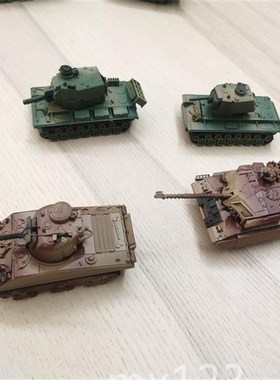 4D模型第c3弹挑战者D克军装1/72拼事坦IY组装KV2积木谢尔曼玩具