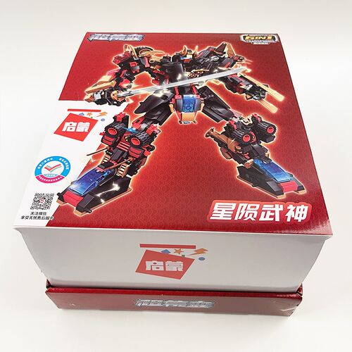 启陨拼装积木蒙集变变形机器人31C05星超武神机甲金刚合体男童玩