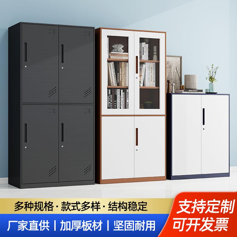 拆装套色文件柜宿舍带锁储物柜铁皮更衣柜办公室钢制资料档案柜
