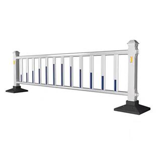 蓝白护栏市政道路护栏城市公路交通人行道隔离栏防撞护栏