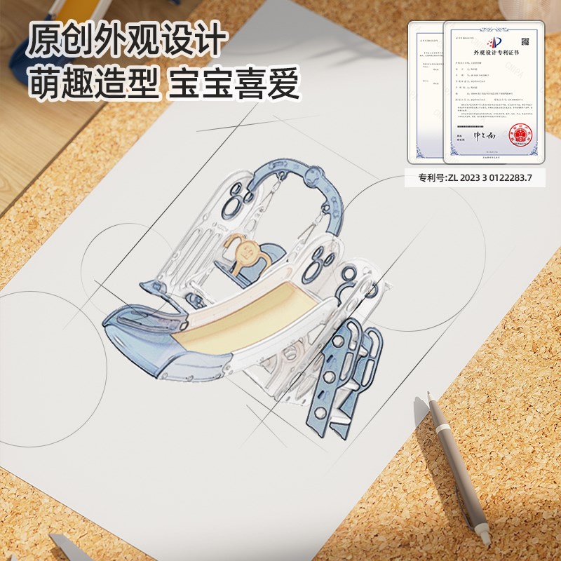 滑滑梯儿童室内家用2至10岁宝宝滑梯秋千二合一家庭多功能游乐场