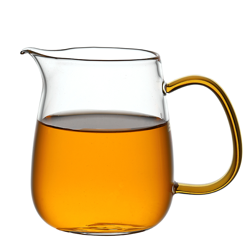 好茗天 公道杯玻璃加厚功夫茶具分茶器带茶滤茶漏套装煮茶分茶杯