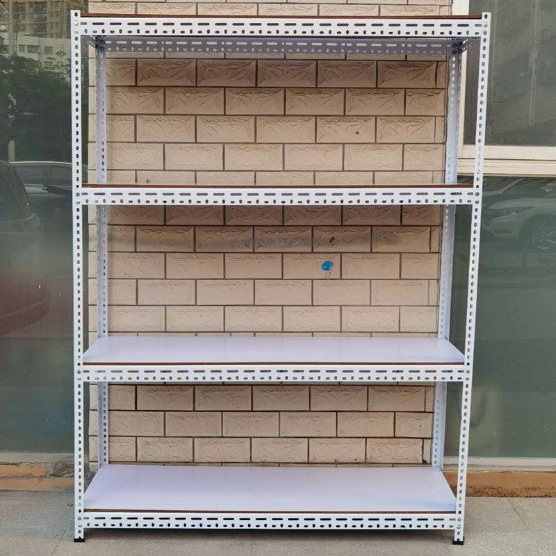 角钢货架定制仓储轻型家用置物架自由组合木板白板超市仓库储藏架