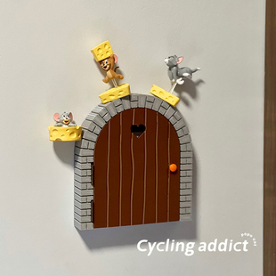 杰瑞的门开关贴保护套卡通开关装饰遮丑墙贴插座遮挡面板孔洞盖板