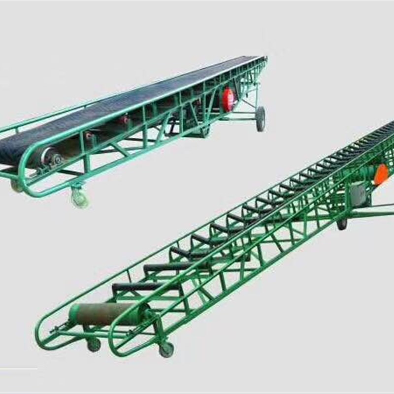 移动新款8米6米输送皮带机传动带粮食机升降装车家用爬坡机厂家