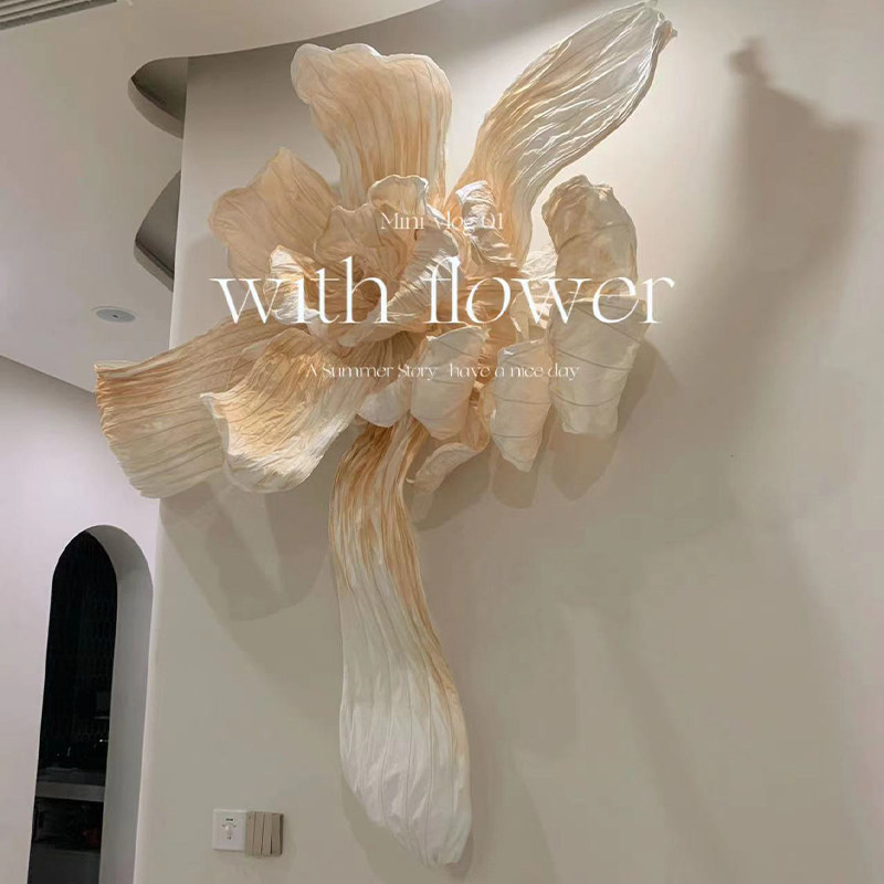 巨型纸艺花香槟渐层婚礼褶皱美塑花装饰婚庆摄影背景舞台立体道具,节庆用品/礼品,婚庆绢花,淘宝优惠券,粉丝福利购,淘宝优惠卷